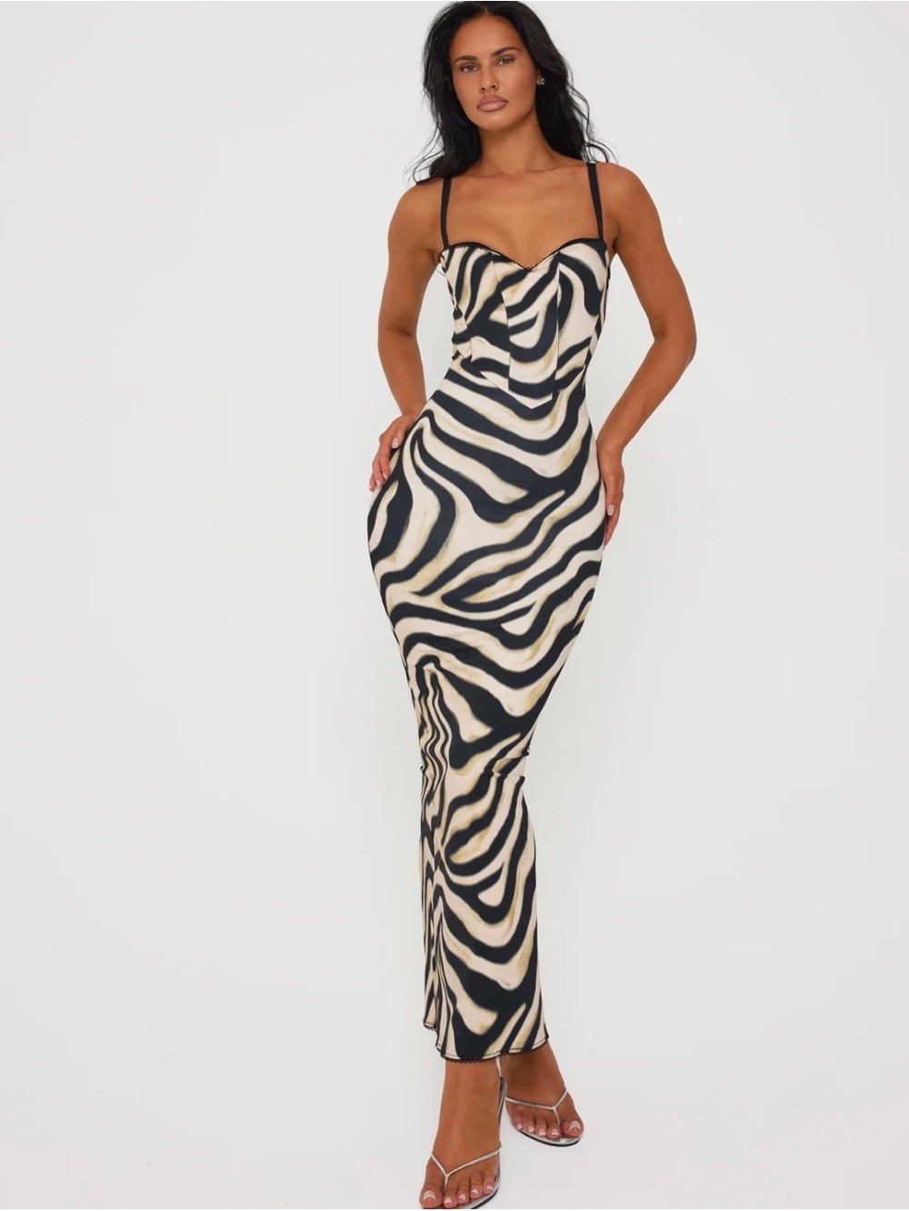 A Vintage Fit- Contour Dress Zebra